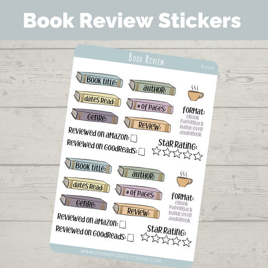 Book Review Sticker