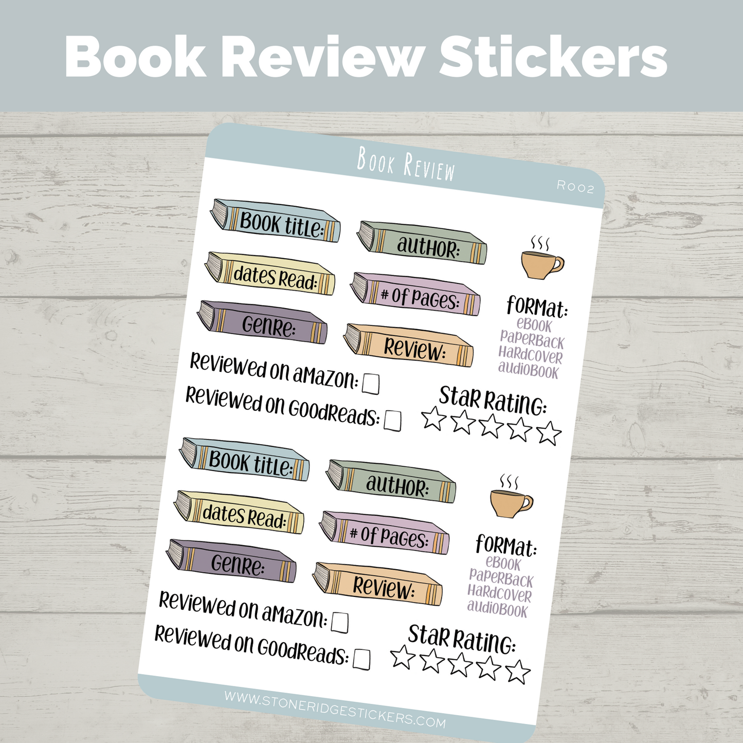 Book Review Sticker – Stone Ridge Books