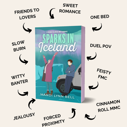 Special Edition Paperback: Sparks in Iceland - Friends to Lovers *signed*