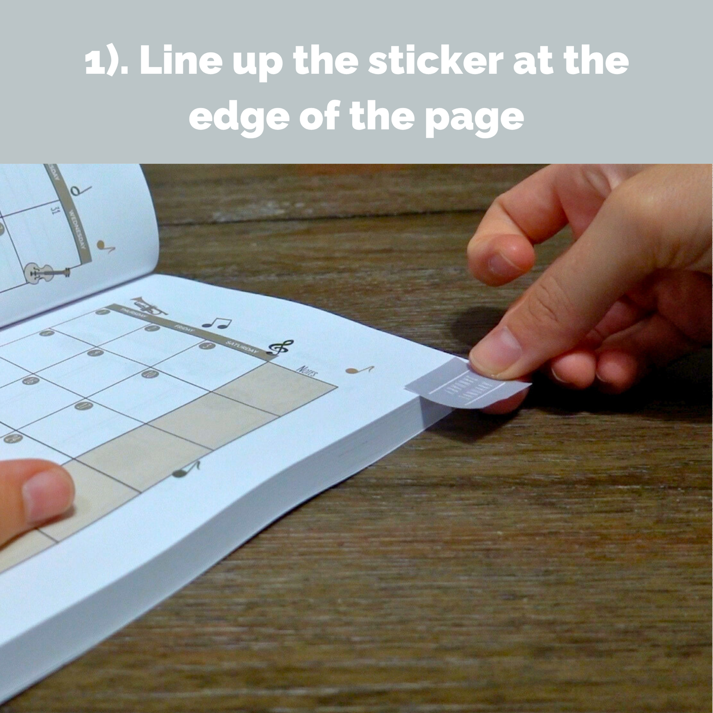 Monthly Planner Tab Stickers