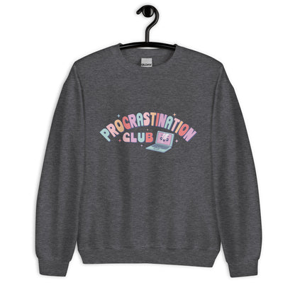 Procrastination Club - Unisex Crewneck Sweatshirt