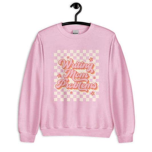 Writing Mom Problems - Unisex Crewneck Sweatshirt