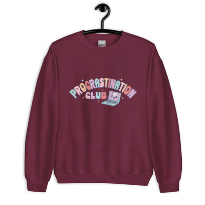 Procrastination Club - Unisex Crewneck Sweatshirt