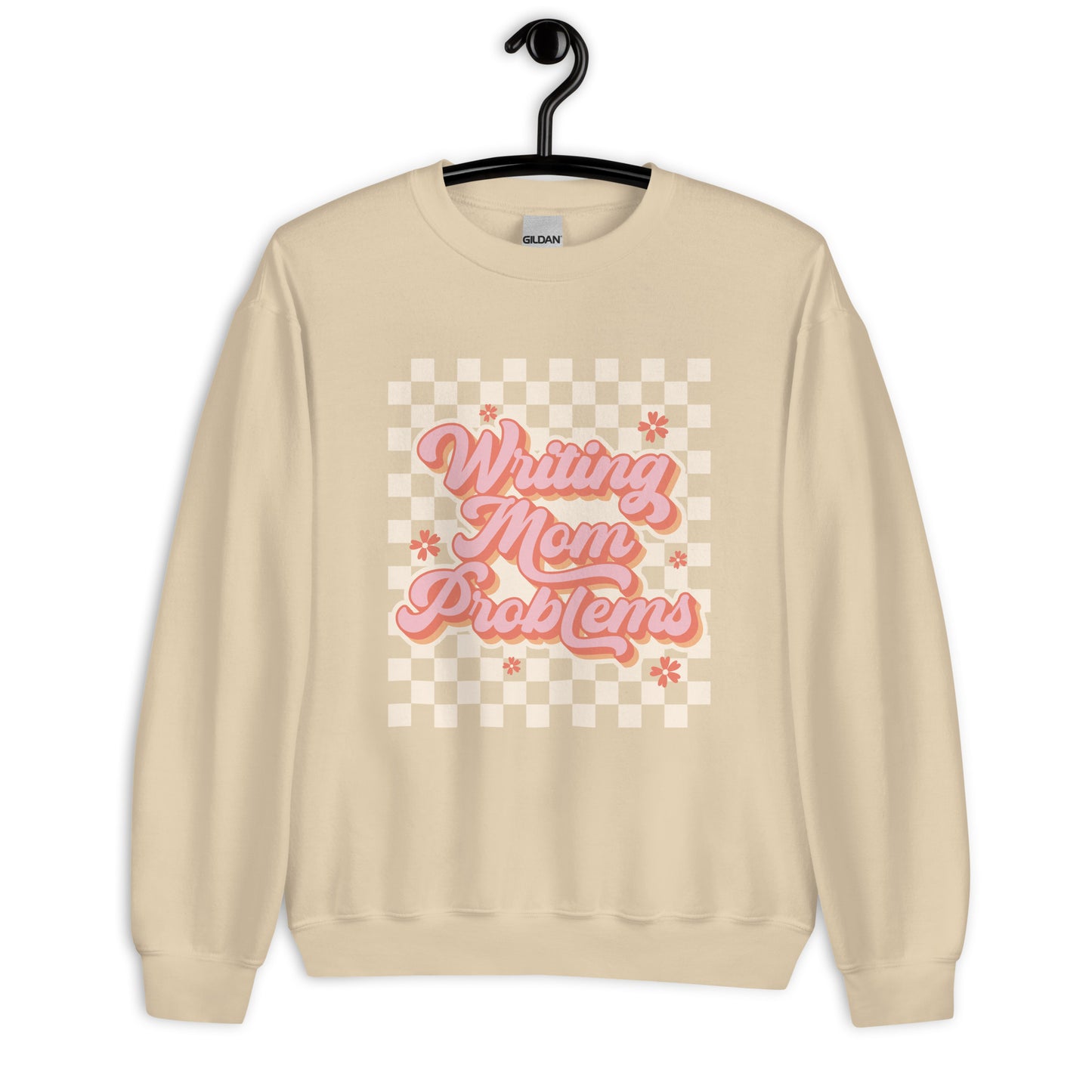 Writing Mom Problems - Unisex Crewneck Sweatshirt