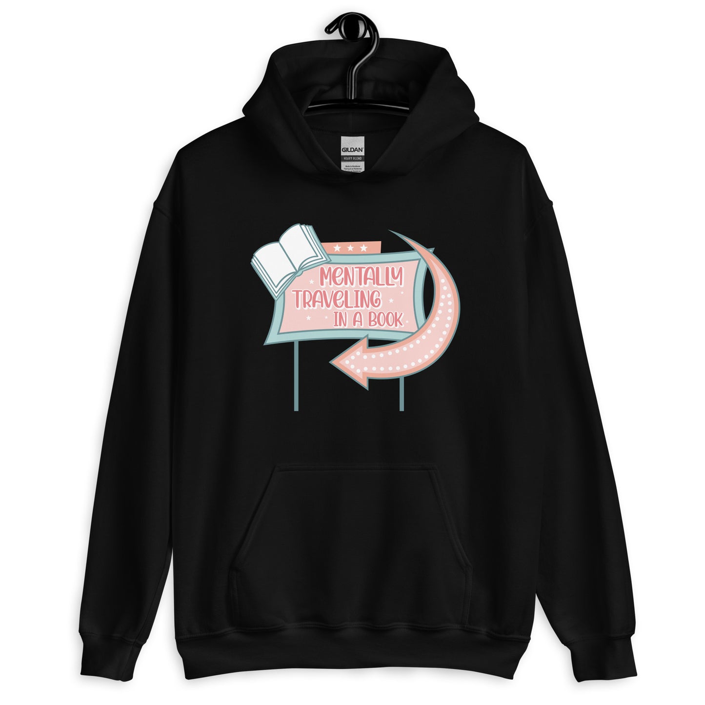 Mentally Traveling in a Book - Unisex Hoodie