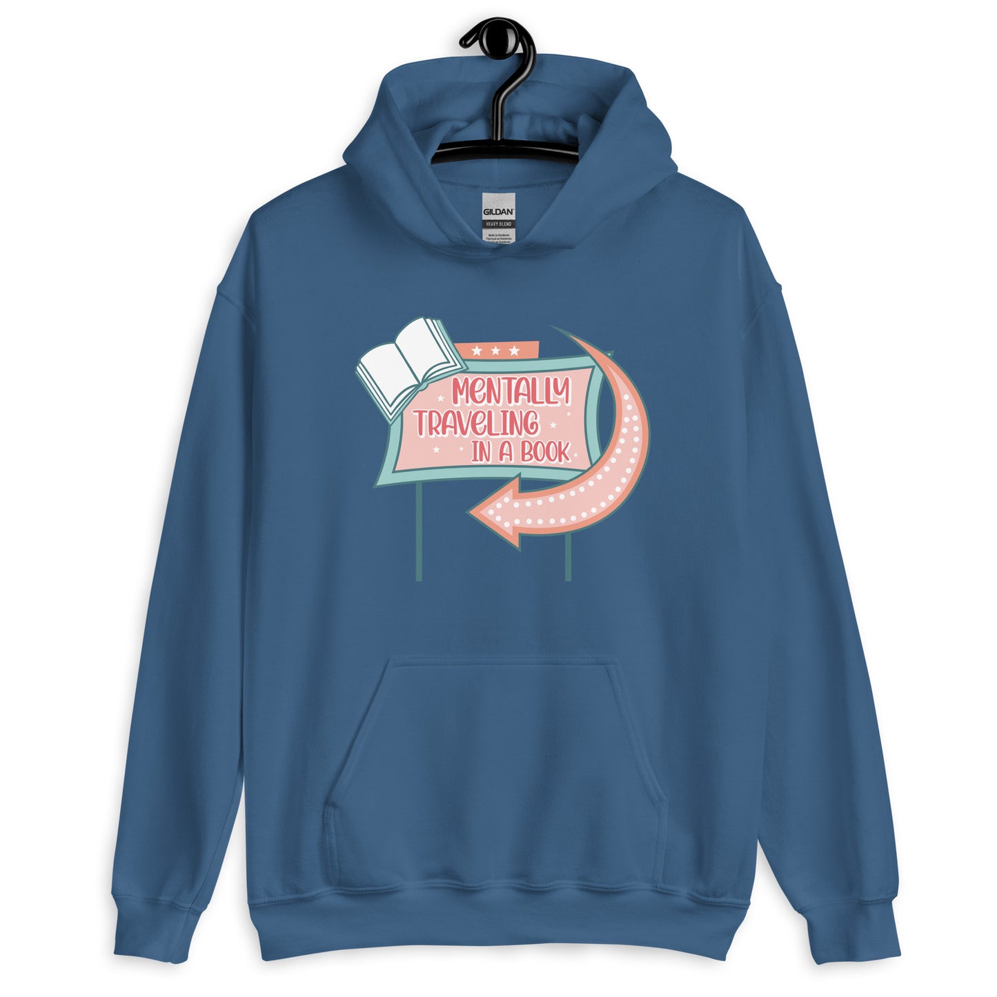 Mentally Traveling in a Book - Unisex Hoodie