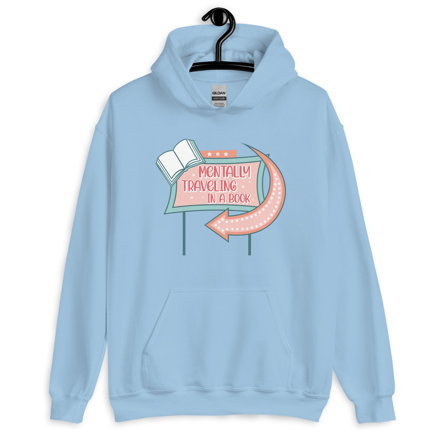 Mentally Traveling in a Book - Unisex Hoodie