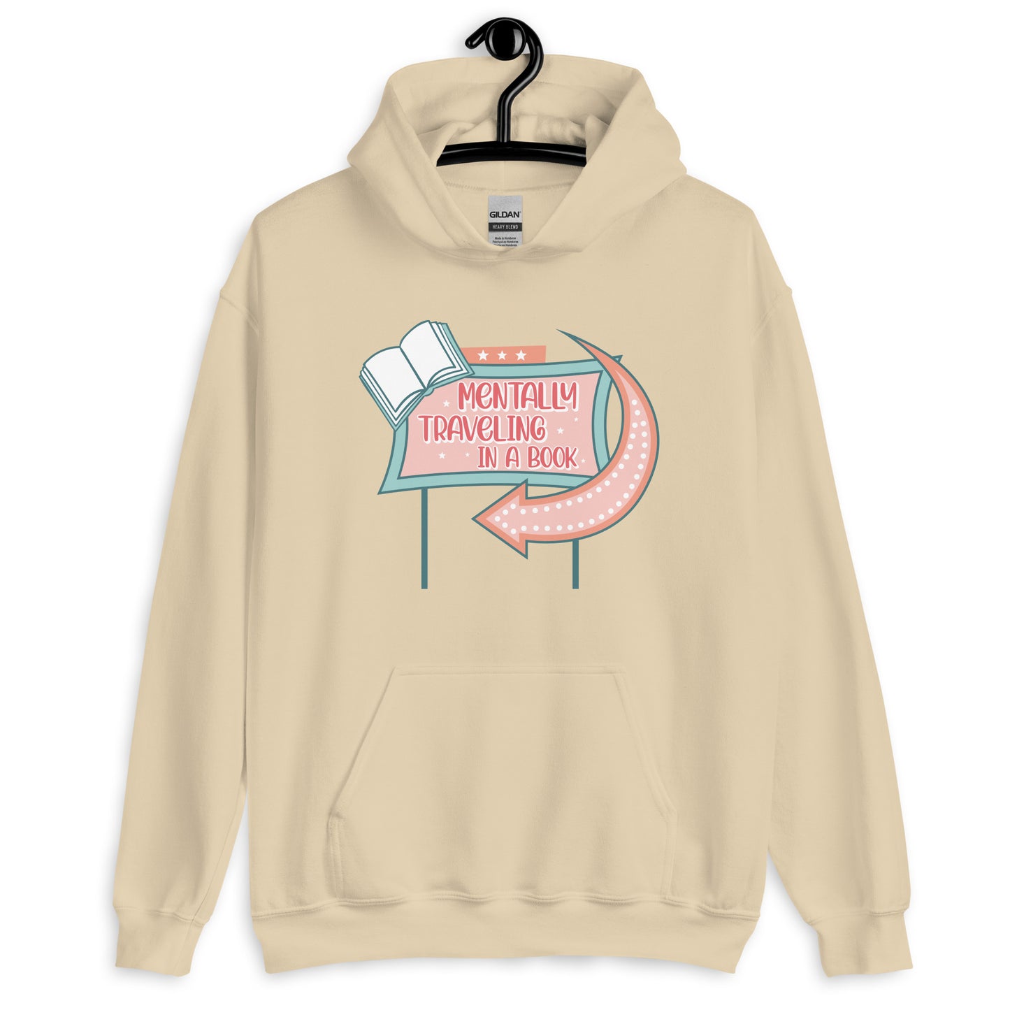 Mentally Traveling in a Book - Unisex Hoodie