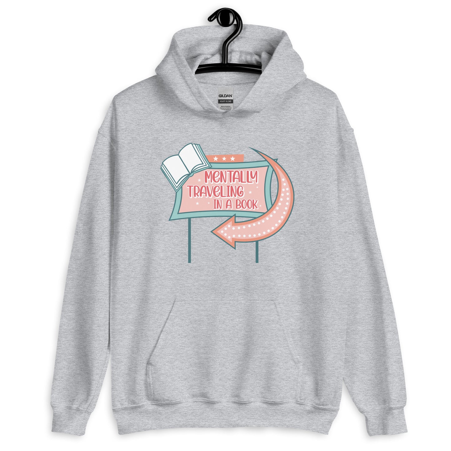 Mentally Traveling in a Book - Unisex Hoodie