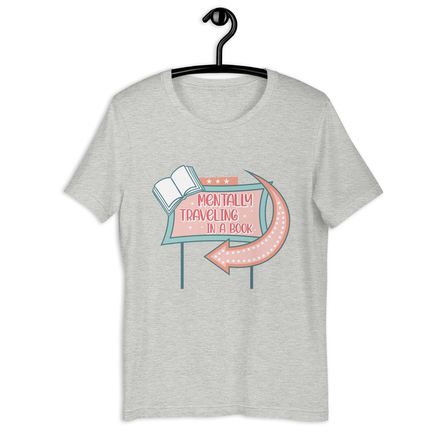 Mentally Traveling in a Book - Unisex t-shirt