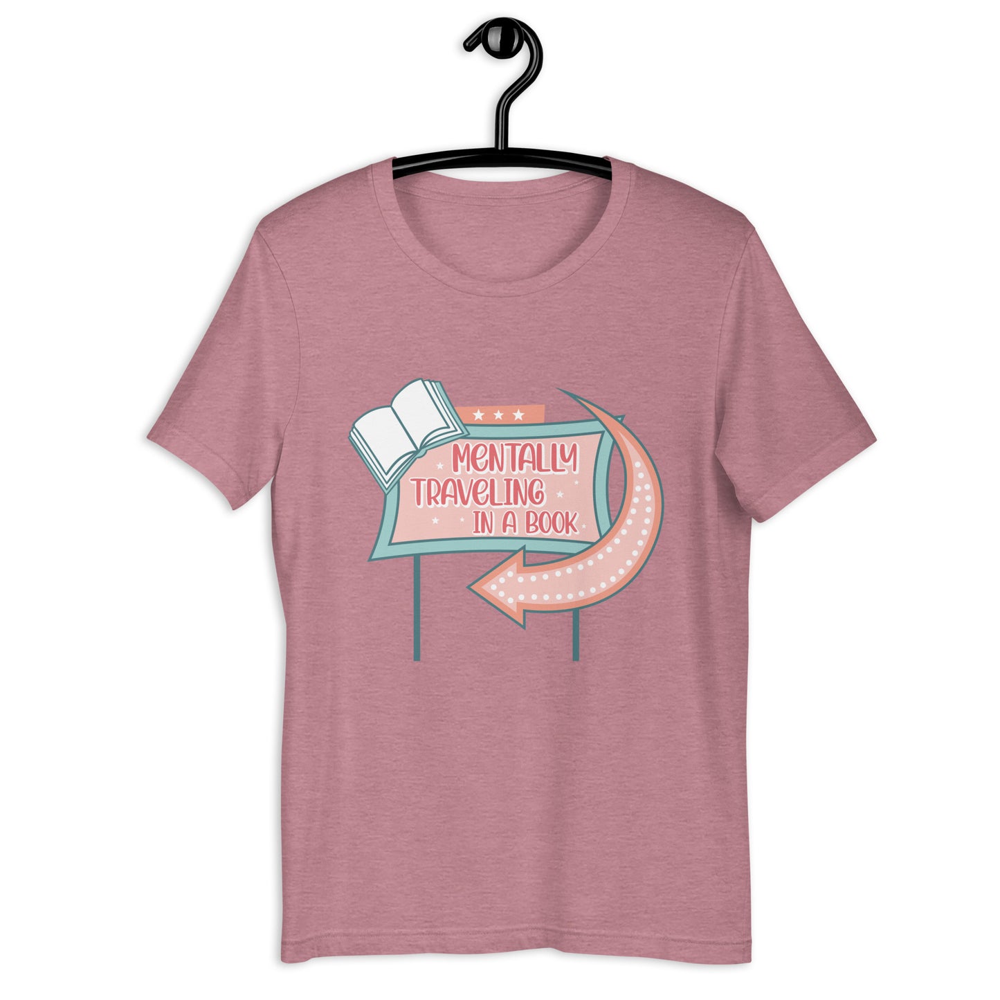 Mentally Traveling in a Book - Unisex t-shirt