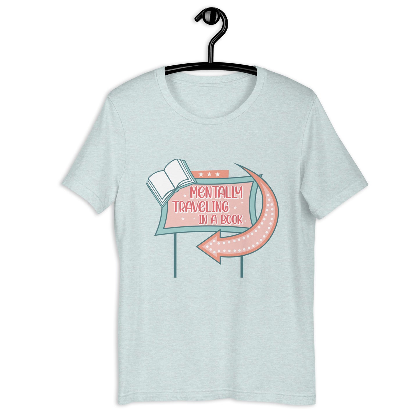 Mentally Traveling in a Book - Unisex t-shirt