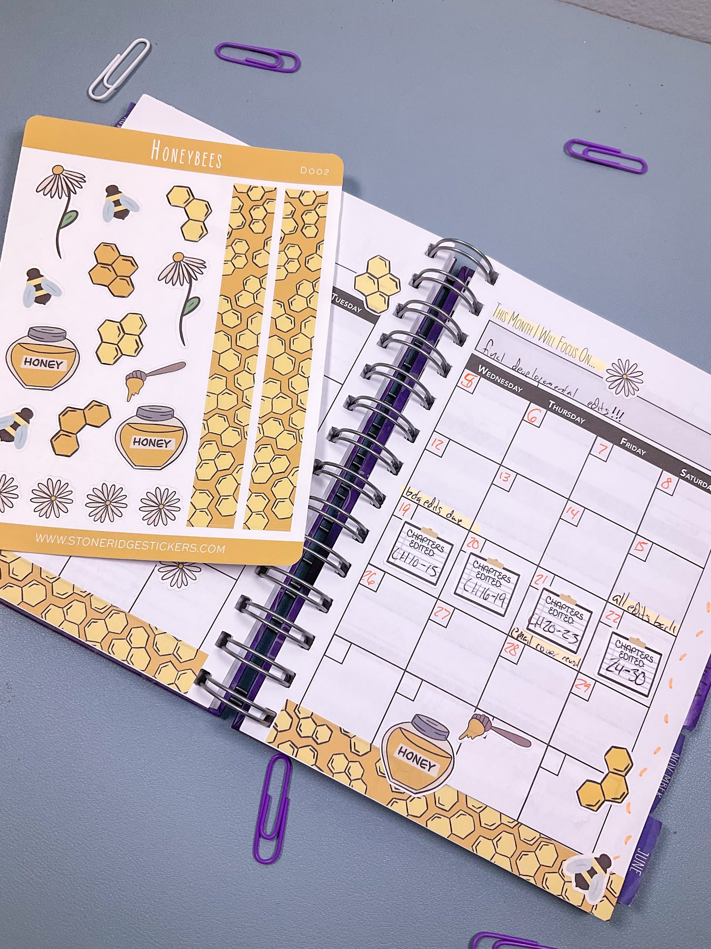 Honeybee Sticker Sheet