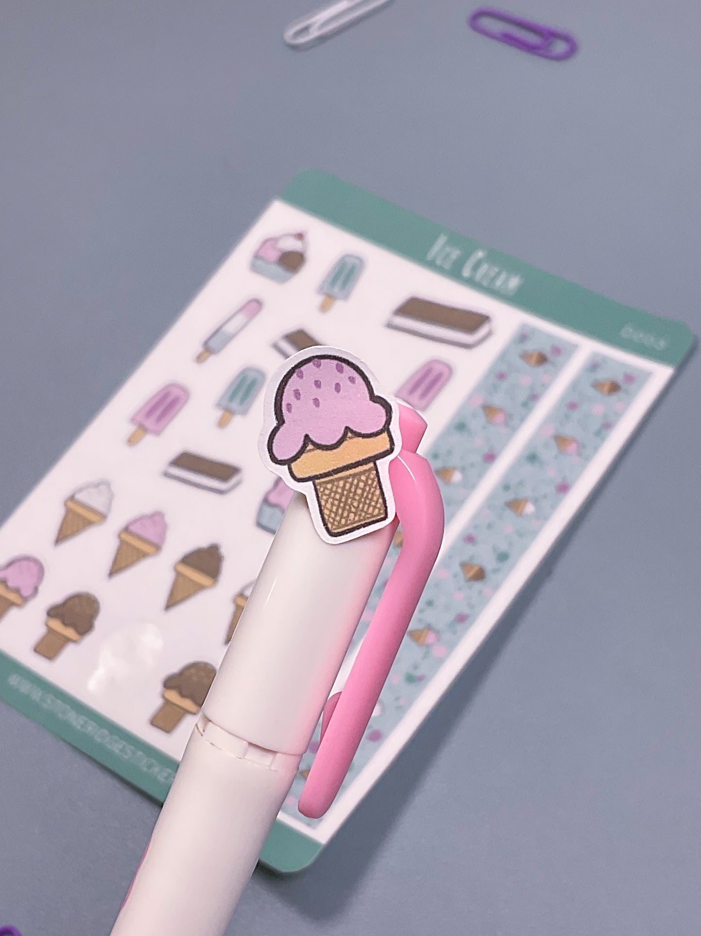 Ice Cream Sticker Sheet