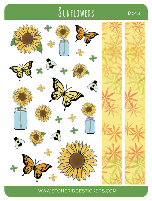 Sunflowers Sticker Sheet