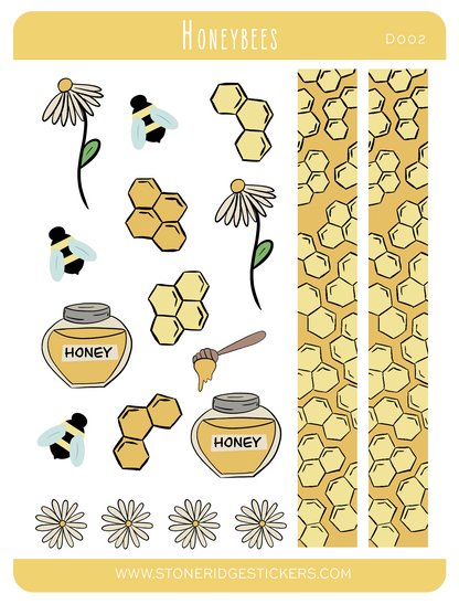 Honeybee Sticker Sheet