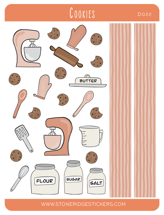 Cookies Sticker Sheet