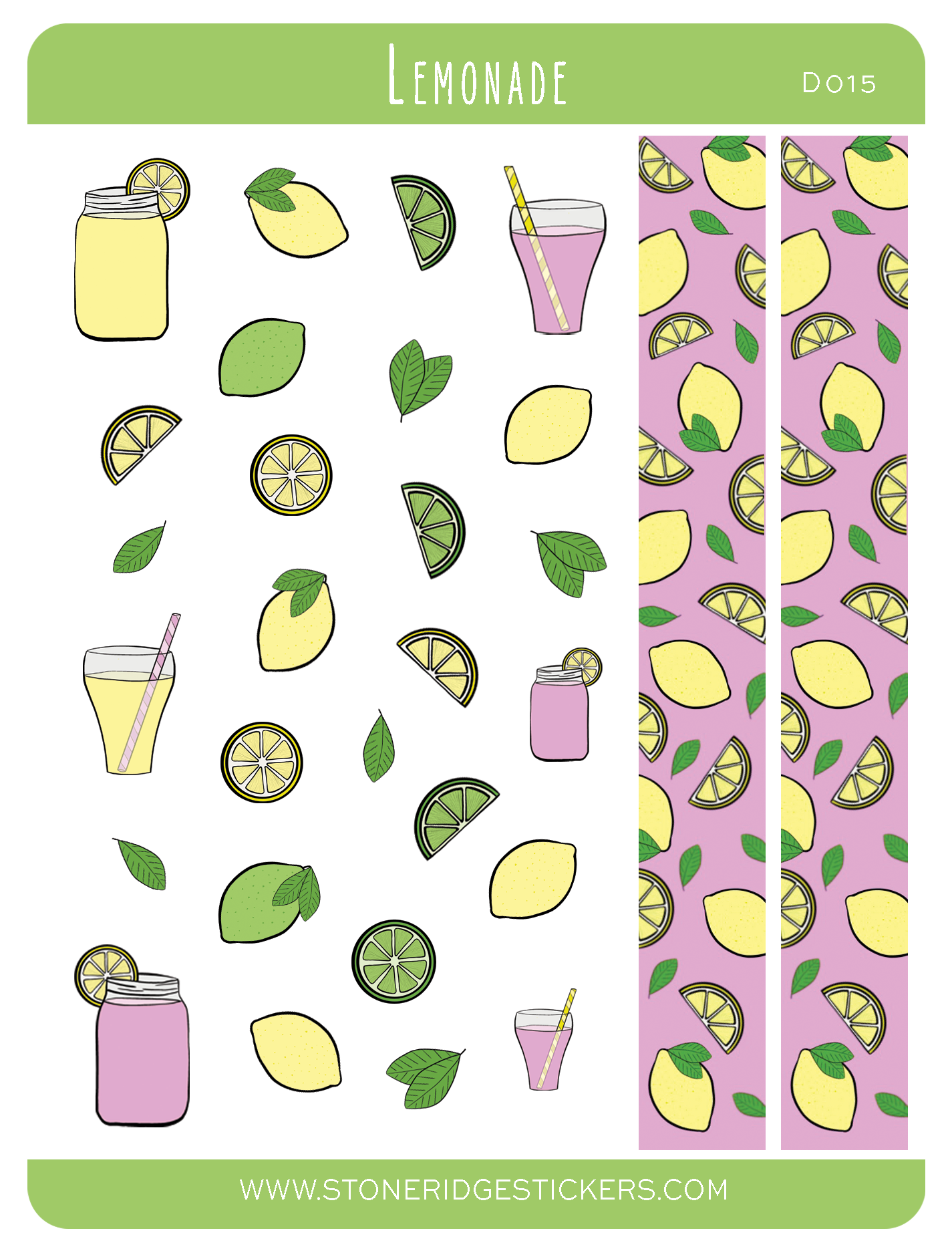 Lemonade Sticker Sheet