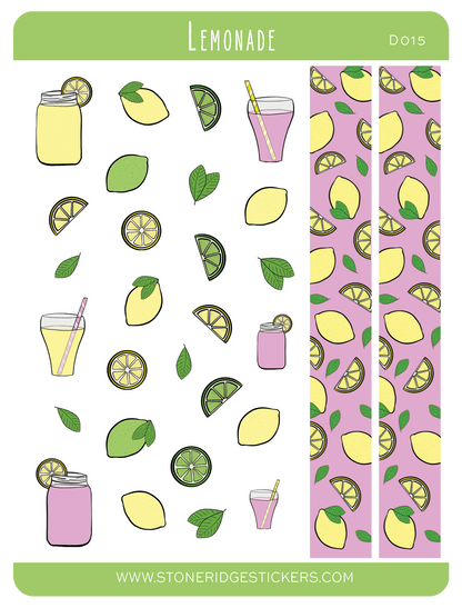 Lemonade Sticker Sheet