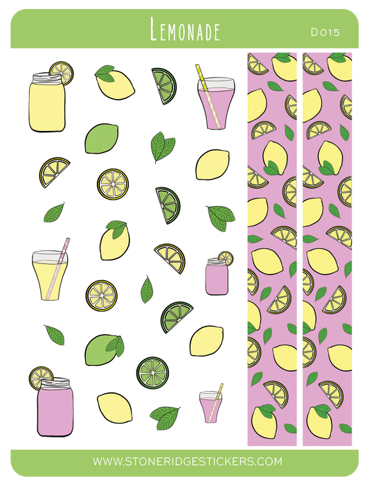 Lemonade Sticker Sheet